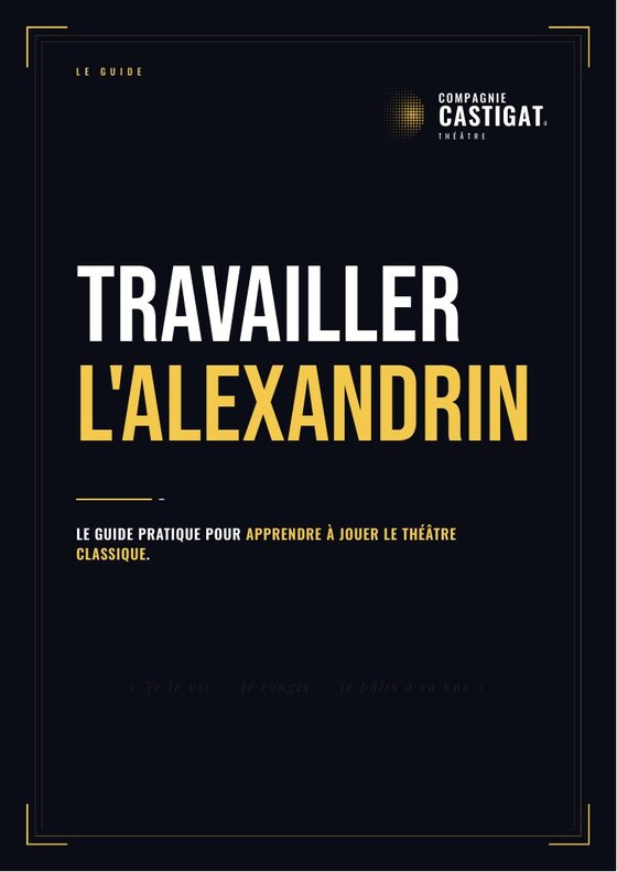 Couverture du guide Travailler l'alexandrin